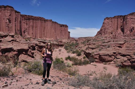 Curtindo a beleza do cenário do Parque Nacional Talampaya, na Argentina